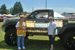 Lions Club Volunteers at Cheese Days